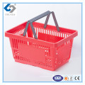 21L Plastic Shopping Basket with Two Handles